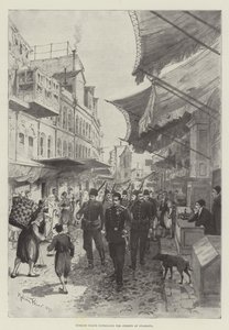 Turkish Police Patrolling the Streets of Stamboul by Melton Prior